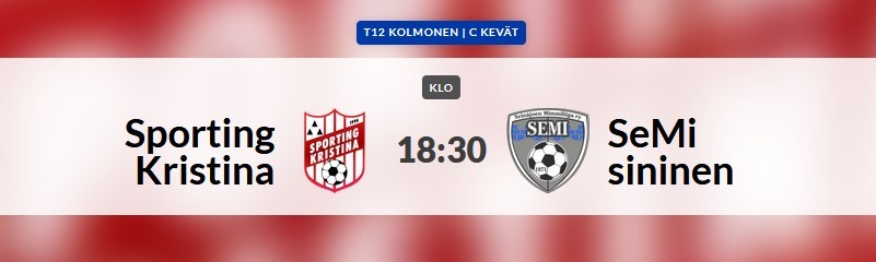 Läs mer om artikeln T12 Sporting-SeMi, Lapväärtti 6.7.2021 kello 18.30