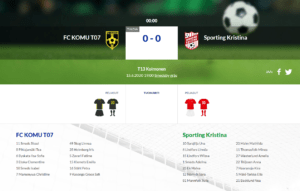 Read more about the article G13 FC KOMU – Sporting Kristina
